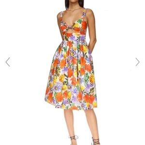 Cara Cara Laurel green floral Dress